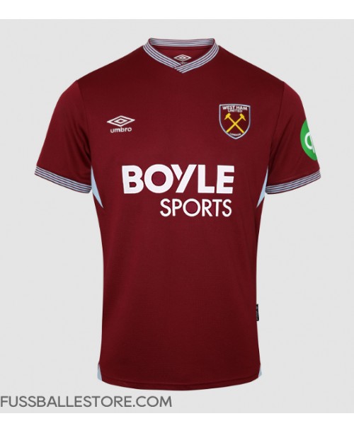 Günstige West Ham United Max Kilman #3 Heimtrikot 2025-26 Kurzarm Günstige West Ham United Max Kilman #3 Heimtrikot 2025-26 Kurzarm